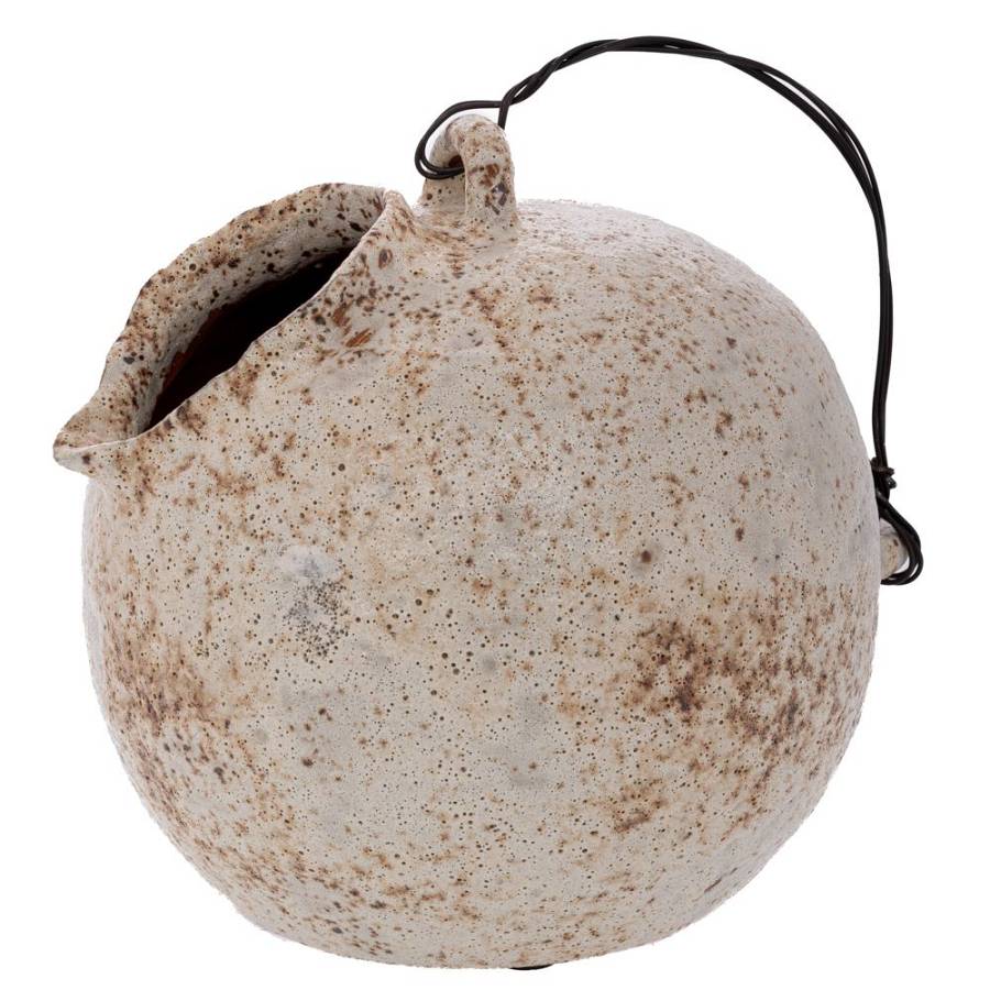 ΓΚΡΙ ΠΑΛΑΙΩΜΕΝΟ ΒΑΖΟ ΚΑΝΑΤΑ ΜΕ ΣΥΡΜΑΤΙΝΟ ΧΕΡΟΥΛΙ 24Χ24Χ26ΕΚ