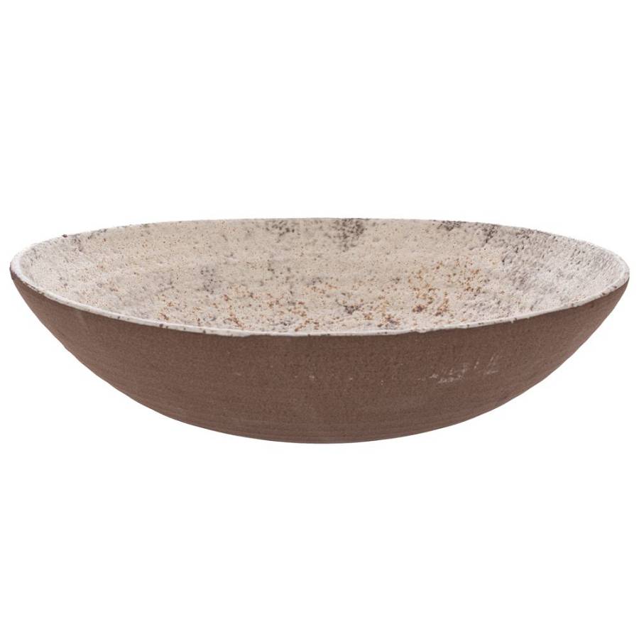 ΛΕΥΚΗ ΠΑΛΑΙΩΜΕΝΗ ΚΕΡΑΜΙΚΗ ΠΙΑΤΕΛΑ ΜΕ ΜΑΥΡΗ ΒΑΣΗ 39Χ39Χ10ΕΚ