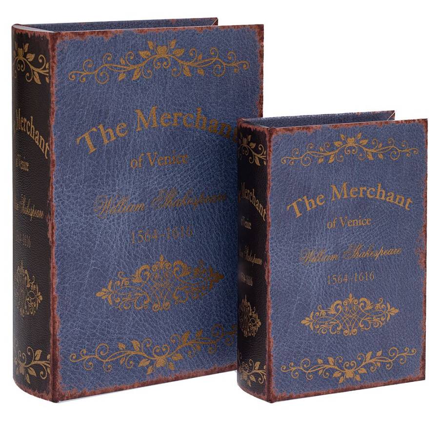 ΣΕΤ 2 ΜΠΛΕ  ΚΑΦΕ ΞΥΛΙΝΟ ΚΟΥΤΙ ΣΕ ΣΧΗΜΑ ΒΙΒΛΙΟΥ 19Χ7Χ27ΕΚ 14Χ6Χ20ΕΚ