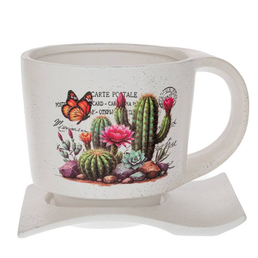 ΚΕΡΑΜΙΚΟ ΚΑΣΠΩ ΦΛΥΤΖΑΝΙ ΜΕ ΚΑΚΤΟ 23Χ17Χ16ΕΚ