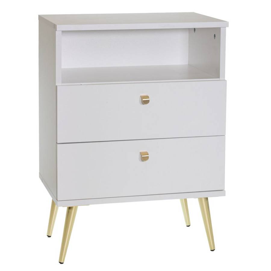 ΚΟΜΟΔΙΝΟ STOLIK ΛΕΥΚΟ 50Χ34Χ69ΕΚ