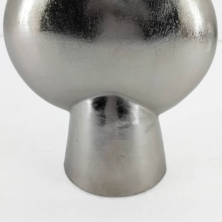 DOTO ΒΑΖΟ ΑΛΟΥΜΙΝΙΟ SILVER NICKEL 20,25x11,5xH25,5cm