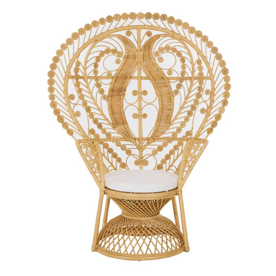 EMMALUELLE ΠΟΛΥΘΡΟΝΑ ΜΑΞΙΛΑΡΙ ΦΥΣΙΚΟ 115x70xH150cm