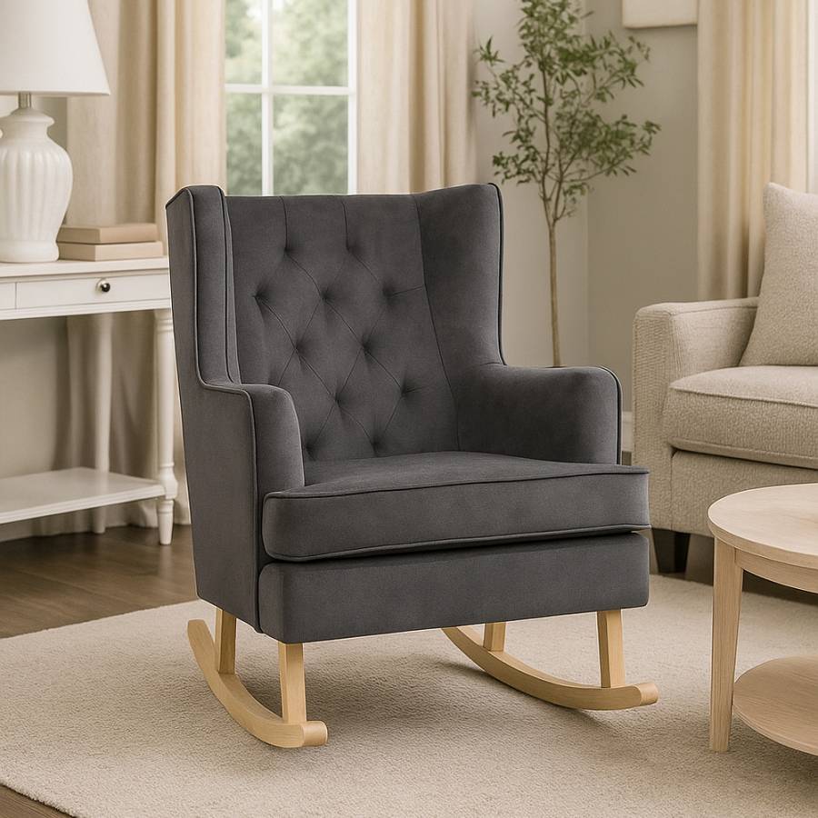 GRANDMA ΠΟΛΥΘΡΟΝΑ ΓΚΡΙ 72x97xH100cm