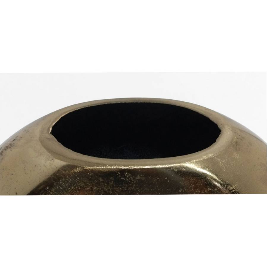 BALLON ΒΑΖΟ 28x27x8cm ΑΛΟΥΜΙΝΙΟ ΧΡΥΣΟ