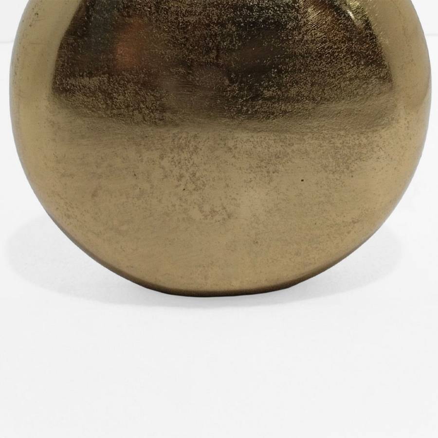 BALLON ΒΑΖΟ 28x27x8cm ΑΛΟΥΜΙΝΙΟ ΧΡΥΣΟ