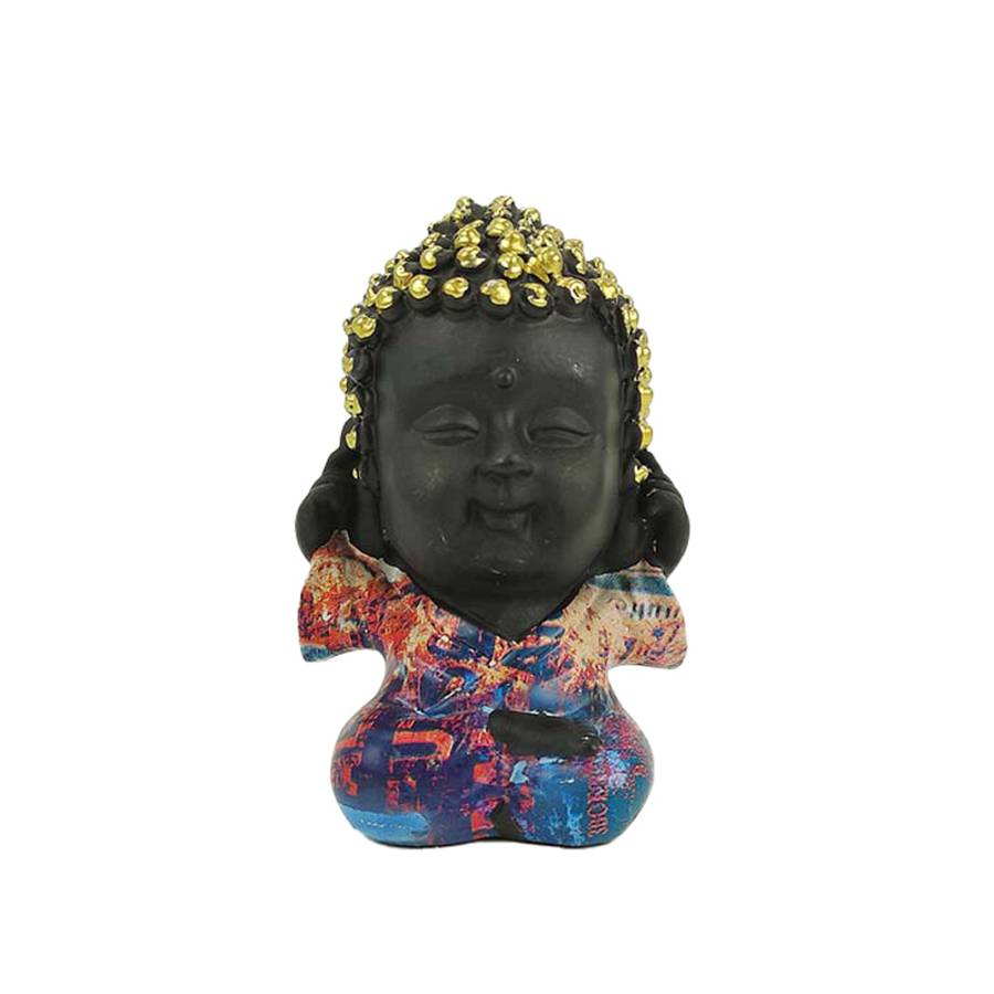 ITHAKA 1 ΔΙΑΚΟΣΜΗΤΙΚΟ ΒΟΥΔΑΣ 6x6x10cm POLYRESIN ΠΟΛΥΧΡΩΜΟ