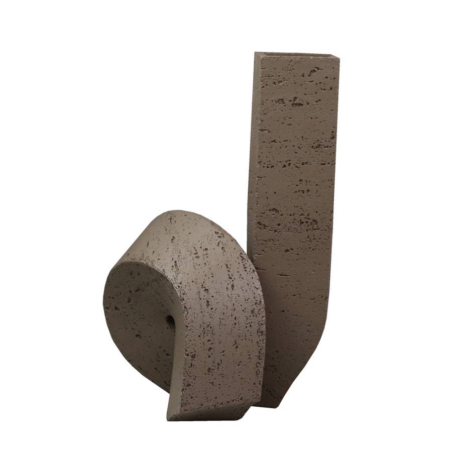 SIGNE ΒΑΖΟ 19x17x30cm POLYRESIN ΓΚΡΙ