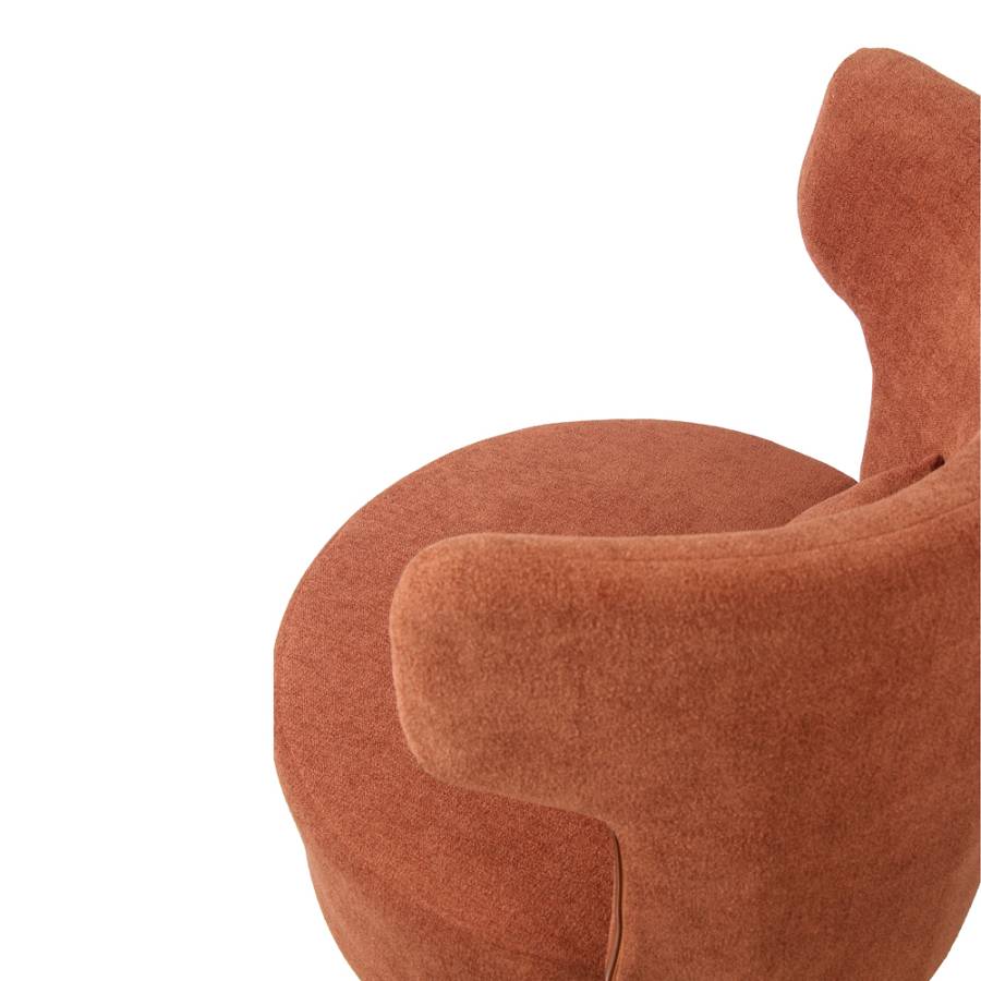 CANVAS ΠΟΛΥΘΡΟΝΑ ΠΕΡΙΣΤΡΕΦΟΜΕΝΗ ΠΟΡΤΟΚΑΛΙ 73x69x87cm