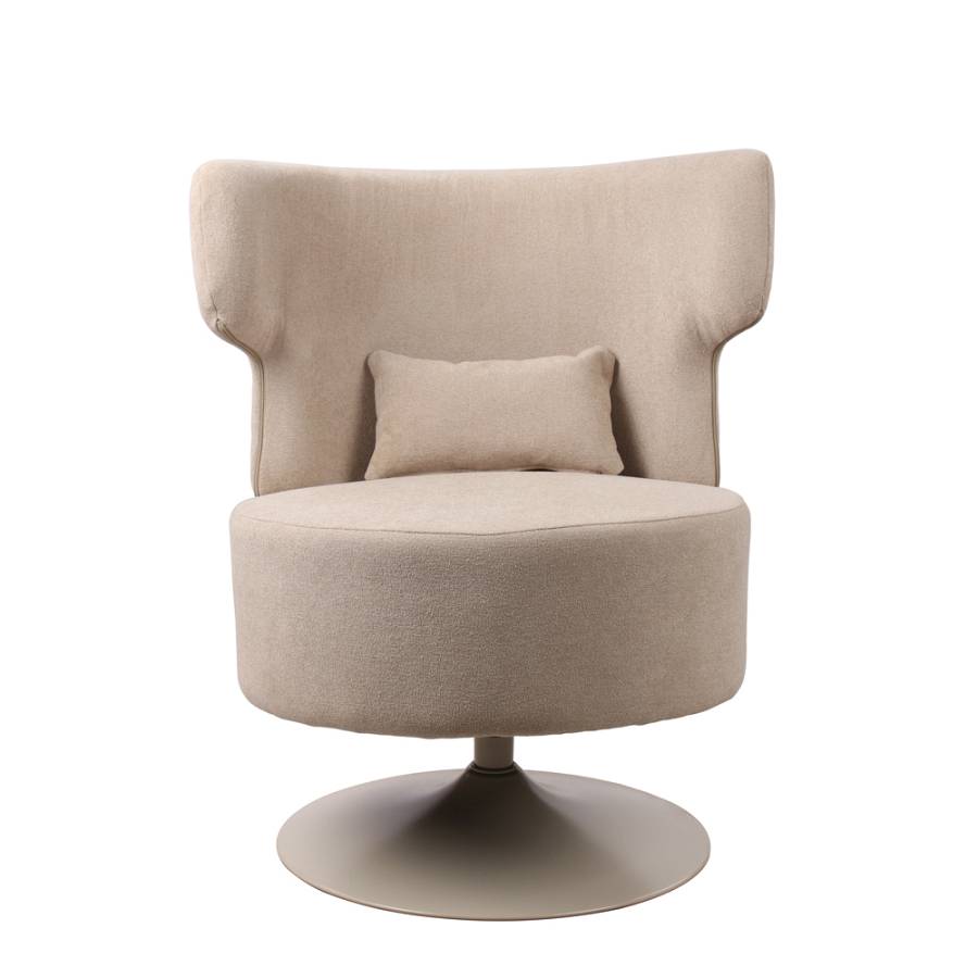 CANVAS ΠΟΛΥΘΡΟΝΑ ΠΕΡΙΣΤΡΕΦΟΜΕΝΗ BEIGE 73x69x87cm