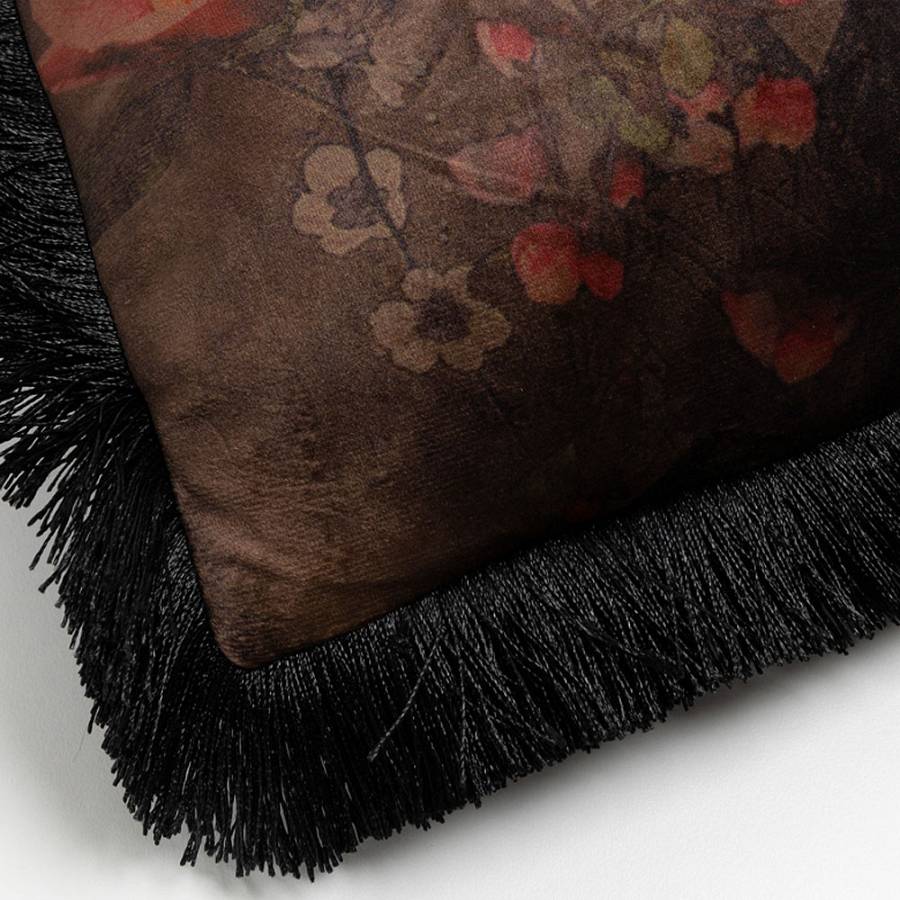 FLORES ΔΙΑΚΟΣΜΗΤΙΚΟ ΜΑΞΙΛΑΡΙ 45x45cm ΥΦΑΣΜΑ ΠΟΛΥΧΡΩΜΟ POLYESTER