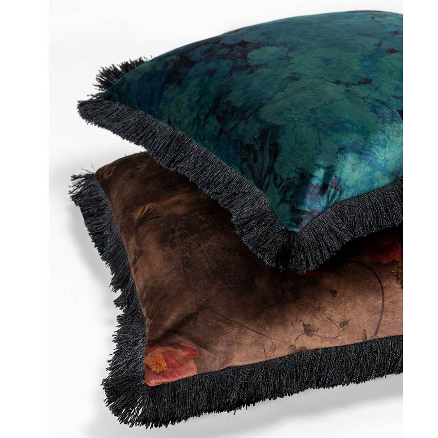 FLORES ΔΙΑΚΟΣΜΗΤΙΚΟ ΜΑΞΙΛΑΡΙ 45x45cm ΥΦΑΣΜΑ ΠΟΛΥΧΡΩΜΟ POLYESTER