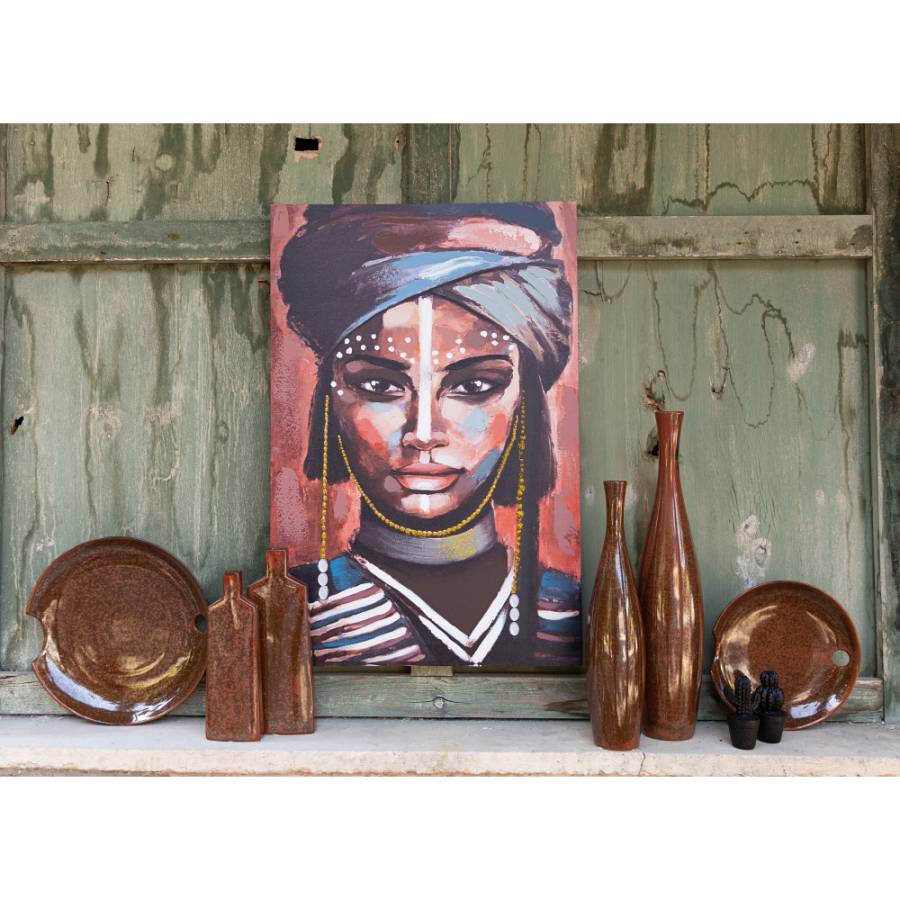 ROND ΠΙΑΤΕΛΑ ΔΙΑΚΟΣΜΗΣΗΣ 38x38x5cm ΚΕΡΑΜΙΚΟ TERRACOTTA