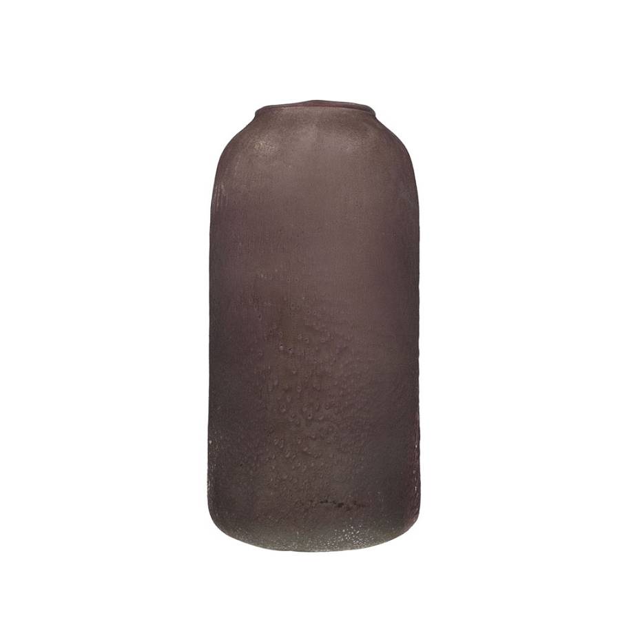 BERRY ΒΑΖΟ 12x12x25cm ΓΥΑΛΙ ΚΟΚΚΙΝΟ