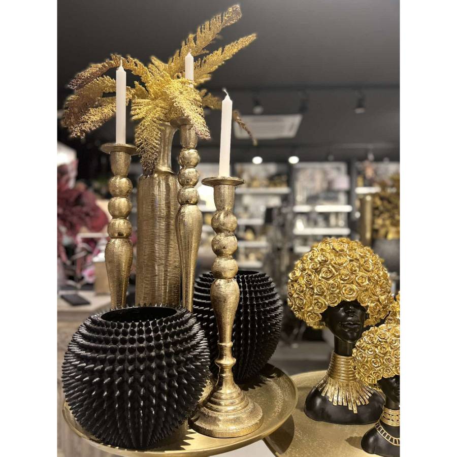 DAZZLE ΚΗΡΟΠΗΓΙΟ 15x15x46cm ΑΛΟΥΜΙΝΙΟ ΧΡΥΣΟ