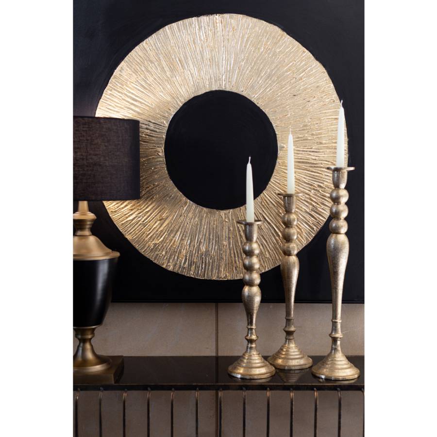 DAZZLE ΚΗΡΟΠΗΓΙΟ 15x15x46cm ΑΛΟΥΜΙΝΙΟ ΧΡΥΣΟ