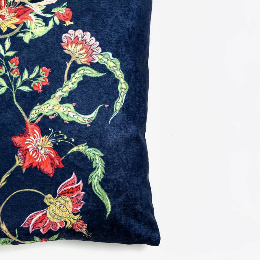 FLORES ΔΙΑΚΟΣΜΗΤΙΚΟ ΜΑΞΙΛΑΡΙ 45x45cm CHENILLE ΠΟΛΥΧΡΩΜΟ