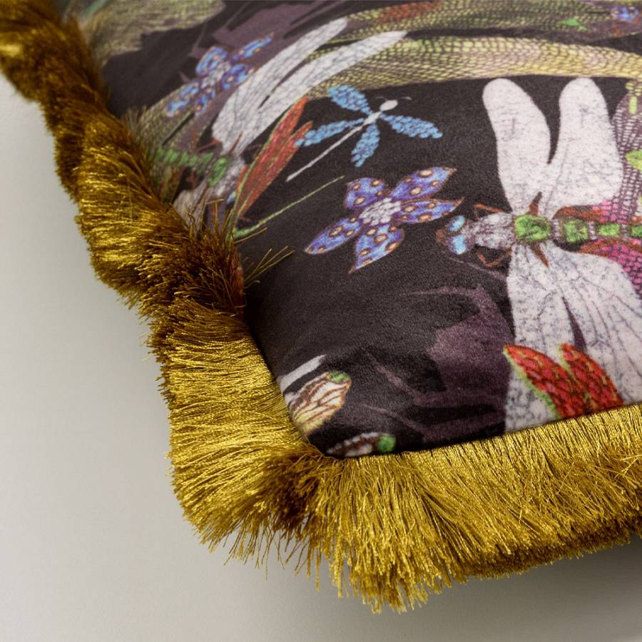 DRAGONFLIES ΔΙΑΚΟΣΜΗΤΙΚΟ ΜΑΞΙΛΑΡΙ 45x45cm POLYESTER ΠΟΛΥΧΡΩΜΟ