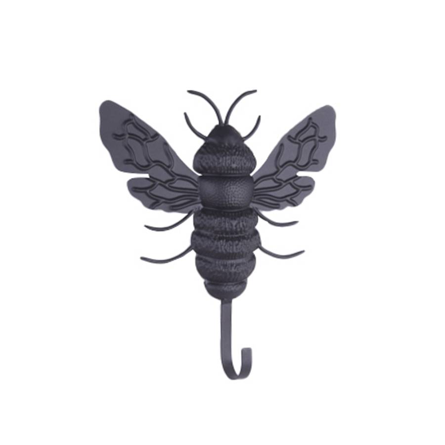 BEE ΔΙΑΚΟΣΜΗΤΙΚΟ ΚΡΕΜΑΣΤΡΑ 22x4x25cm ΜΕΤΑΛΛΟ ΜΑΥΡΟ