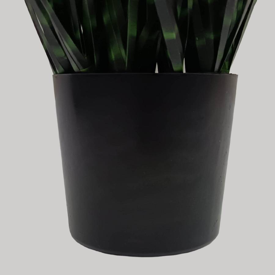 DARK PURE GRASS ΦΥΤΟ ΤΕΧΝΗΤΟ ΣΕ ΓΛΑΣΤΡΑ 90cm PVC ΠΡΑΣΙΝΟ ΣΚΟΥΡΟ