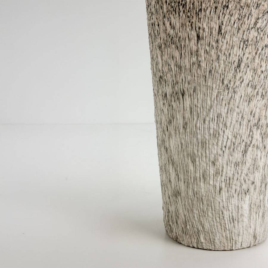 KANCHE ΓΛΑΣΤΡΑ ΣΕΤ 2ΤΜΧ 32x32x53cm ΚΕΡΑΜΙΚΟ ΜΠΕΖ ΜΑΥΡΟ