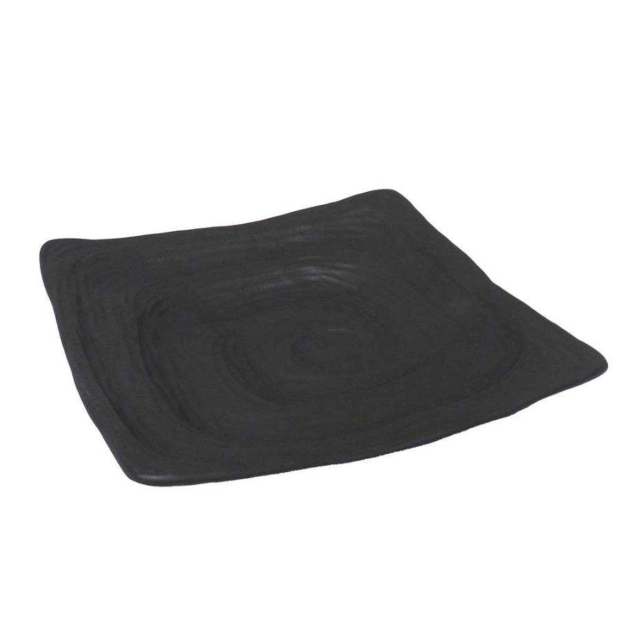 ARTIOM ΔΙΣΚΟΣ ΔΙΑΚΟΣΜΗΣΗΣ 35x35x5cm ΑΛΟΥΜΙΝΙΟ ΜΑΥΡΟ