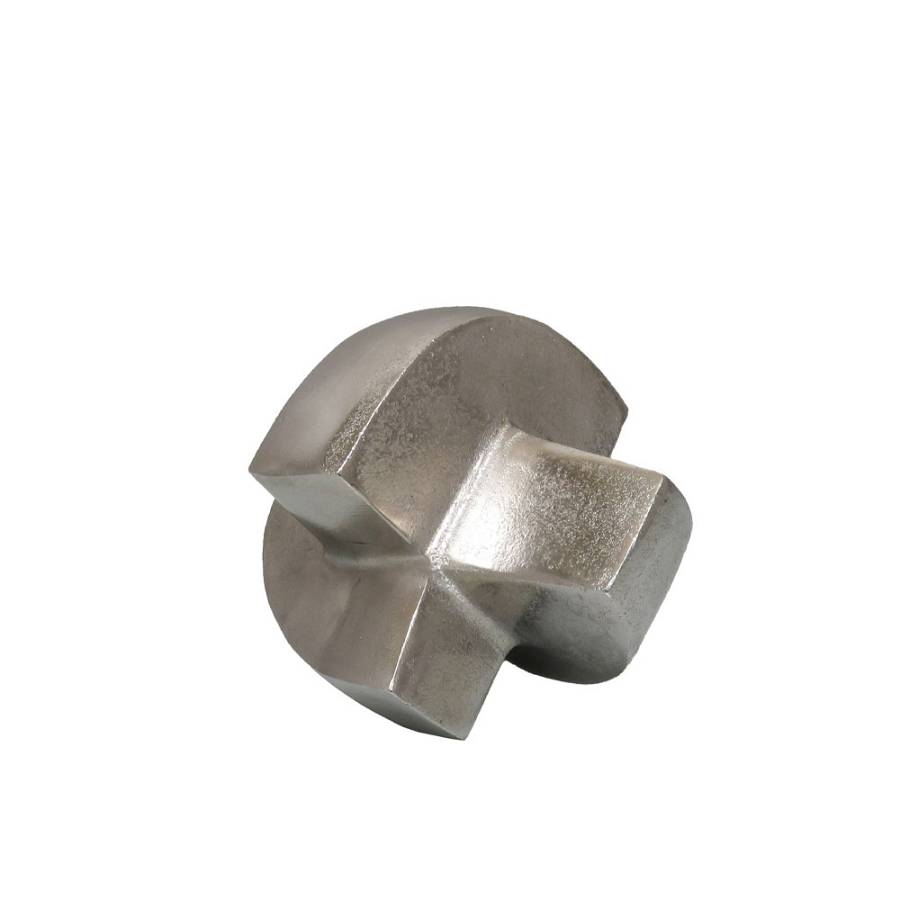 BRONTIE ΔΙΑΚΟΣΜΗΤΙΚΟ ΚΟΜΠΟΣ 20x19x19cm ΑΛΟΥΜΙΝΙΟ ΑΣΗΜΙ