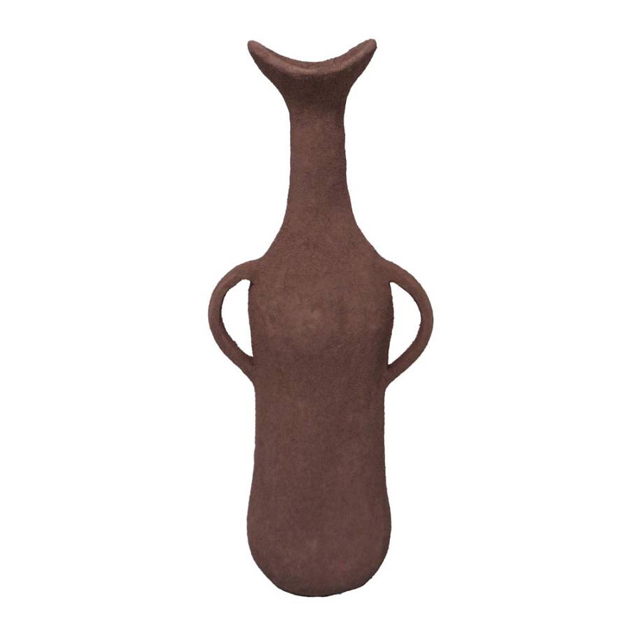 NATHEN ΒΑΖΟ 13x9x33cm ΑΛΟΥΜΙΝΙΟ TERRACOTTA