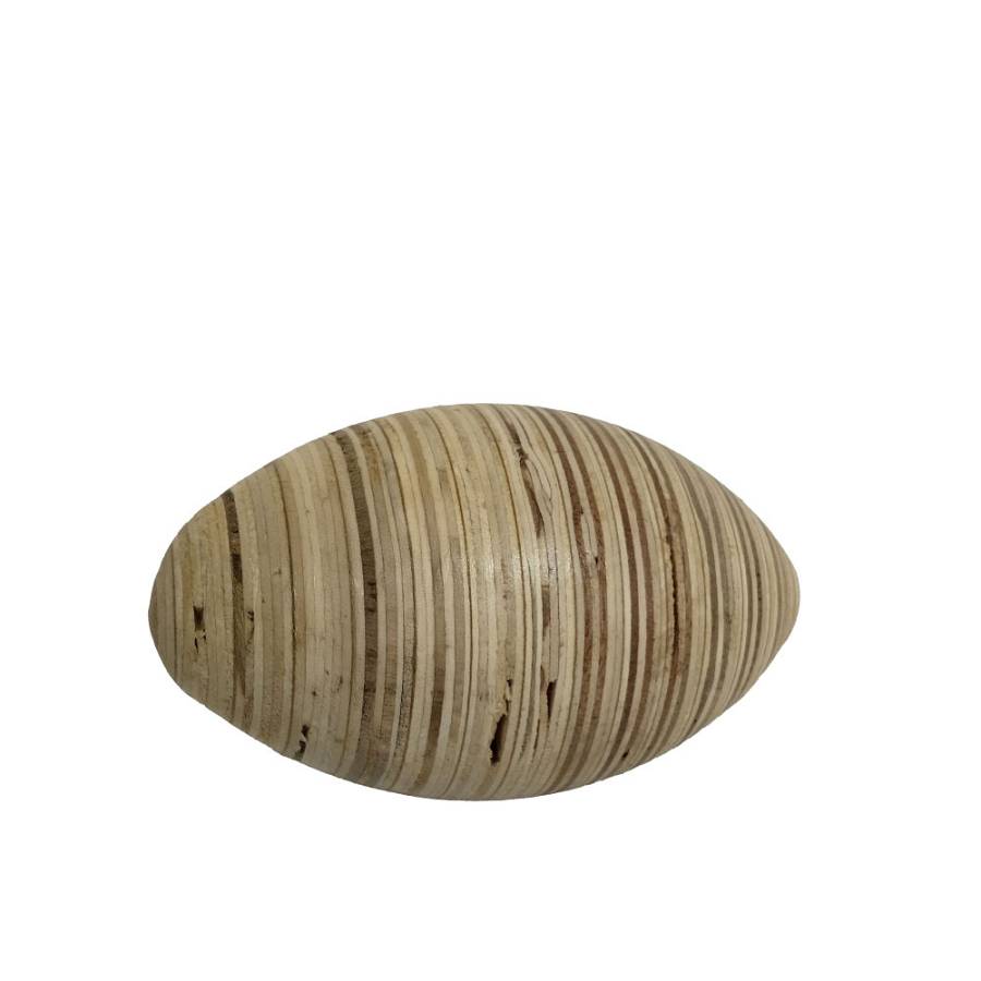 CEBO S ΔΙΑΚΟΣΜΗΤΙΚΗ ΜΠΑΛΑ 10x10x16cm ΞΥΛΟ ΦΥΣΙΚΟ