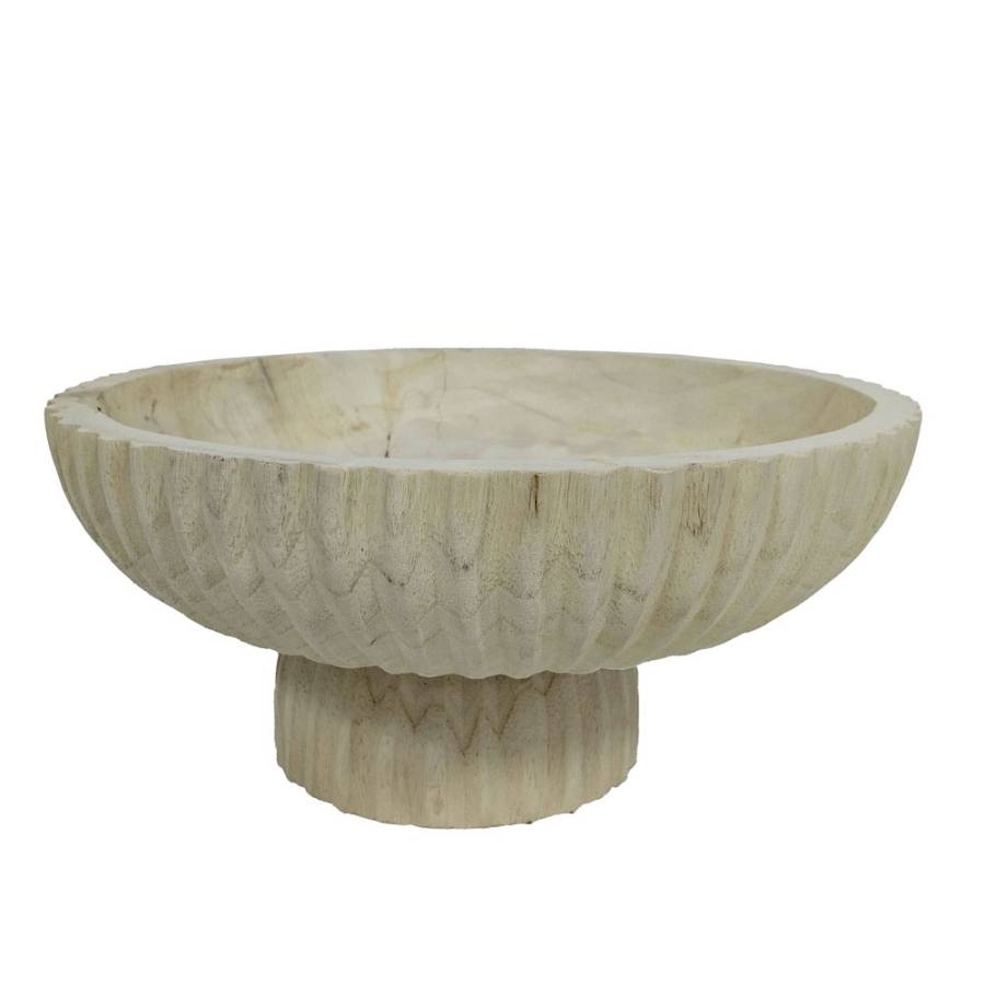 SONTO ΜΠΩΛ ΜΕ ΒΑΣΗ 30x30x14cm ΞΥΛΟ ΦΥΣΙΚΟ