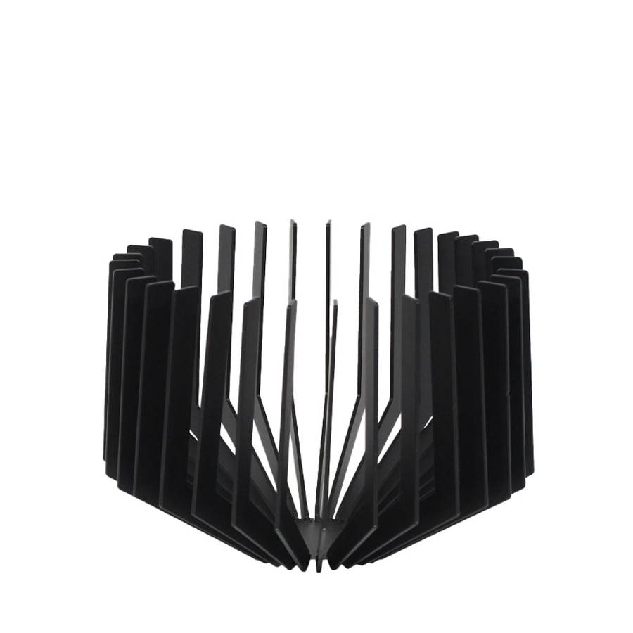 ALONE ΔΙΑΚΟΣΜΗΤΙΚΟ ΜΠΩΛ 27x27x12.5cm ΜΕΤΑΛΛΟ ΜΑΥΡΟ ΜΑΤ