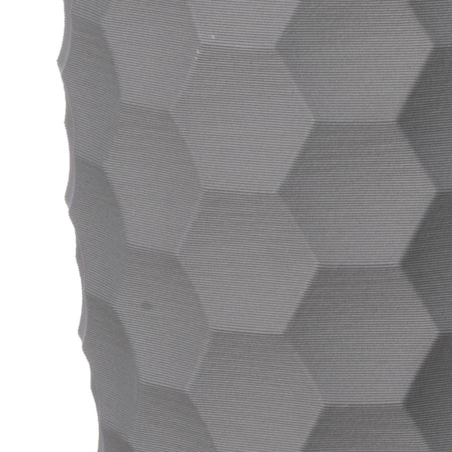 FLOW ΒΑΖΟ 19x19x41cm ΚΕΡΑΜΙΚΟ ΓΚΡΙ ΣΚΟΥΡΟ