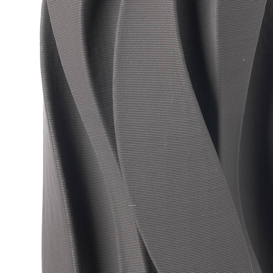 AURENE ΒΑΖΟ 14x14x33.5cm ΚΕΡΑΜΙΚΟ ΓΚΡΙ ΣΚΟΥΡΟ