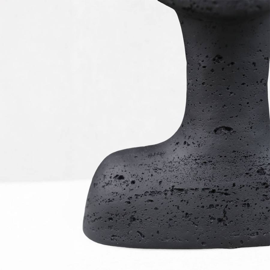 AURA II ΔΙΑΚΟΣΜΗΤΙΚΟ ΠΡΟΣΩΠΟ 19x14x26cm RESIN ΜΑΥΡΟ