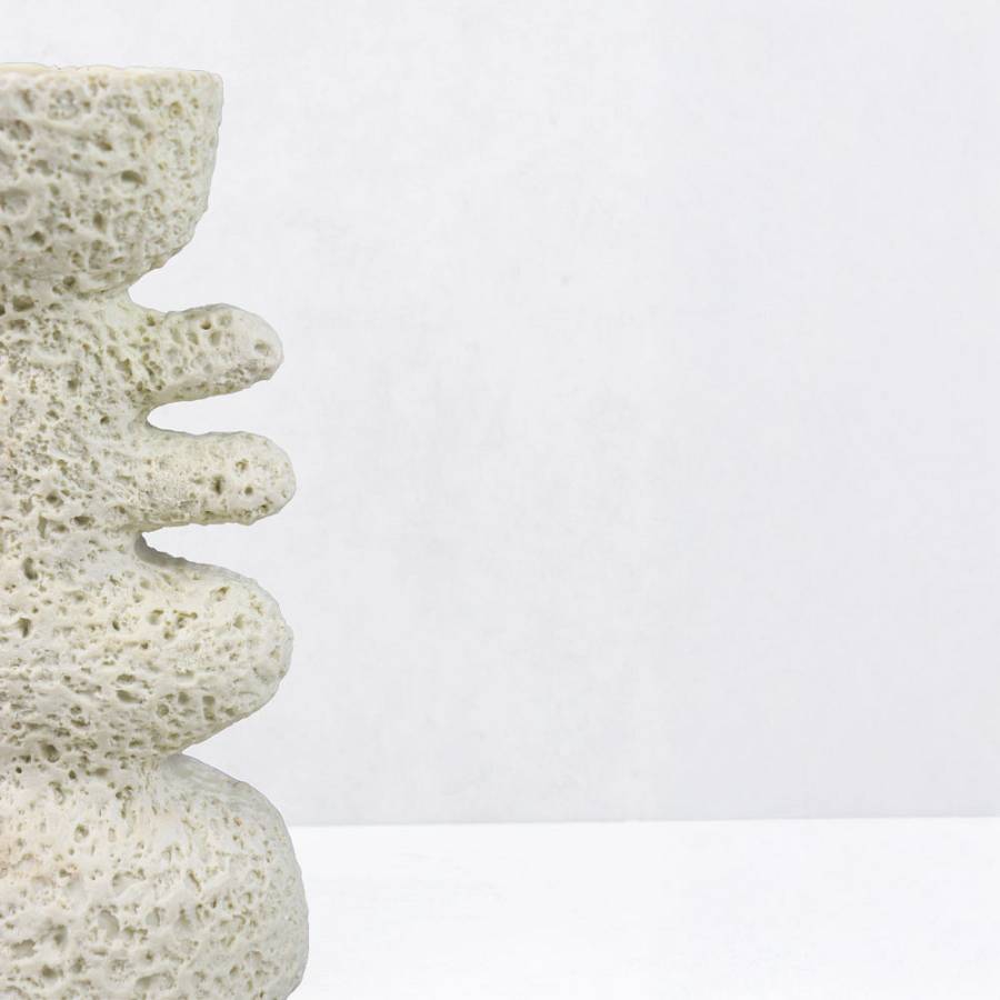 LUSTRE III ΚΗΡΟΠΗΓΙΟ ΔΙΑΚΟΣΜΗΤΙΚΟ 14.5x9.5x25cm RESIN ΜΠΕΖ