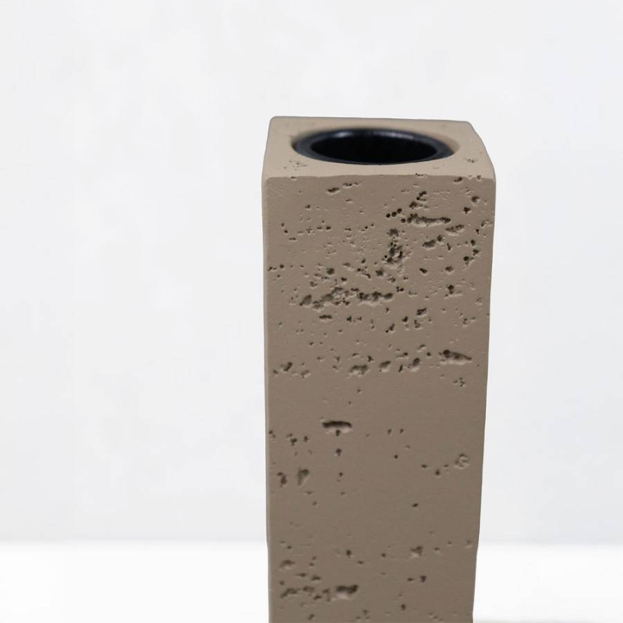 FLUX I ΚΗΡΟΠΗΓΙΟ ΔΙΑΚΟΣΜΗΤΙΚΟ 12x4x16cm RESIN ΚΑΦΕ