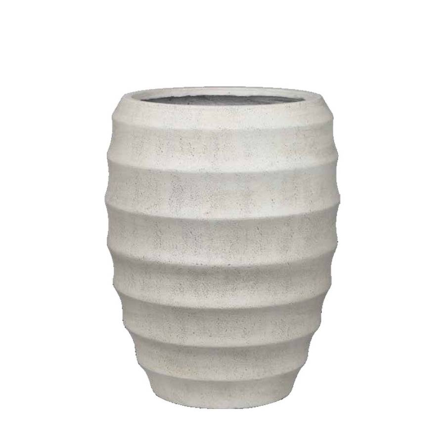 FLORRA ΚΑΣΠΩ 36x36x46.3cm MgO ΓΚΡΙ ΑΝΟΙΧΤΟ