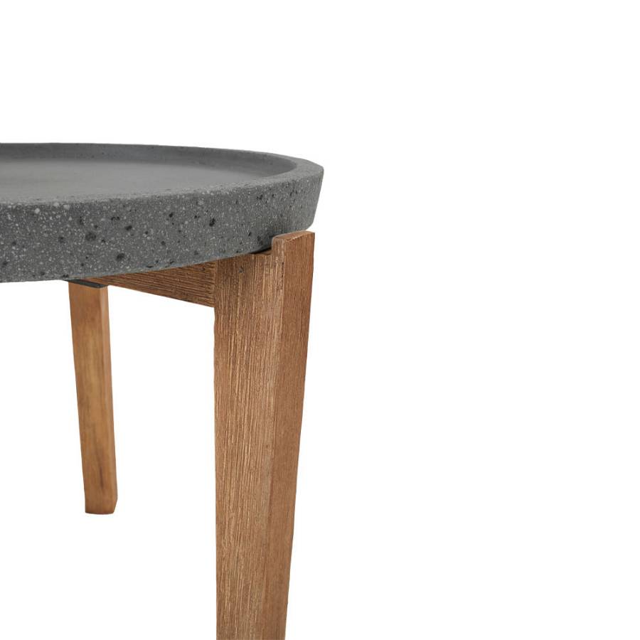 ORRIN COFFEE TABLE ΑΝΘΡΑΚΙ ΦΥΣΙΚΟ 53x53x48cm