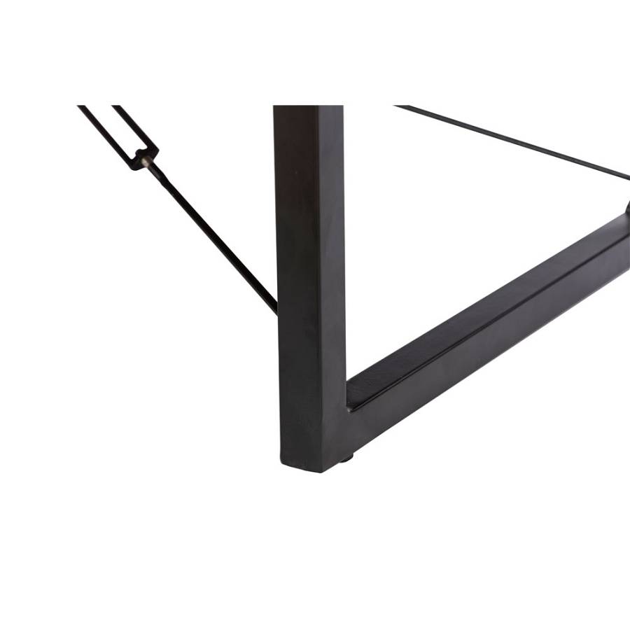 WIRE COFFEE TABLE ΚΑΡΥΔΙ ΜΑΥΡΟ 120x60x40cm