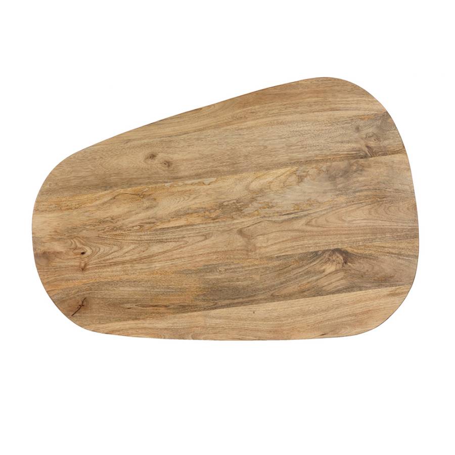 LEVEL COFFEE TABLE ΦΥΣΙΚΟ ΜΑΥΡΟ 95x65x48cm