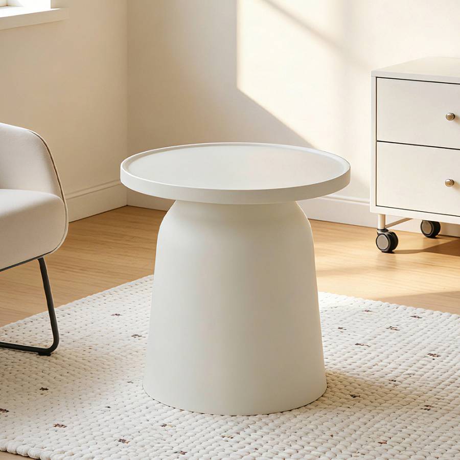 DOMI COFFEE TABLE OFF WHITE 47x47x46cm