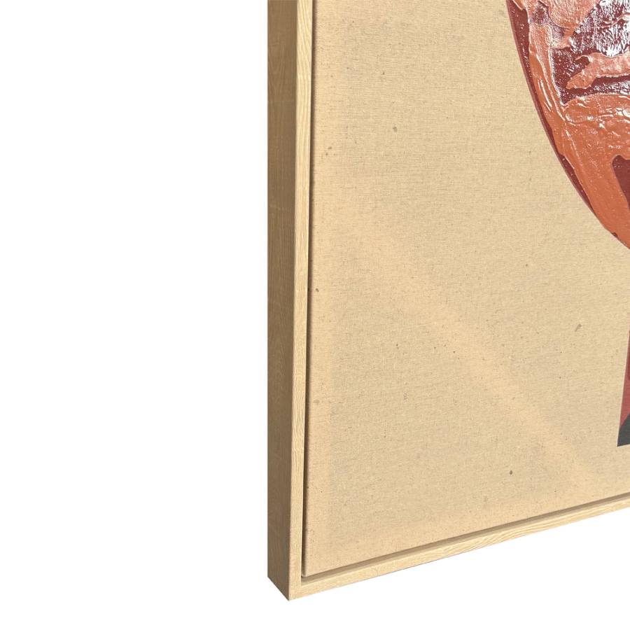 ART POTERIE ΠΙΝΑΚΑΣ ΔΙΑΚΟΣΜΗΣΗΣ 83x123x4cm ΚΑΜΒΑΣ ΠΟΛΥΧΡΩΜΟ ΞΥΛΟ ΦΥΣΙΚΟ