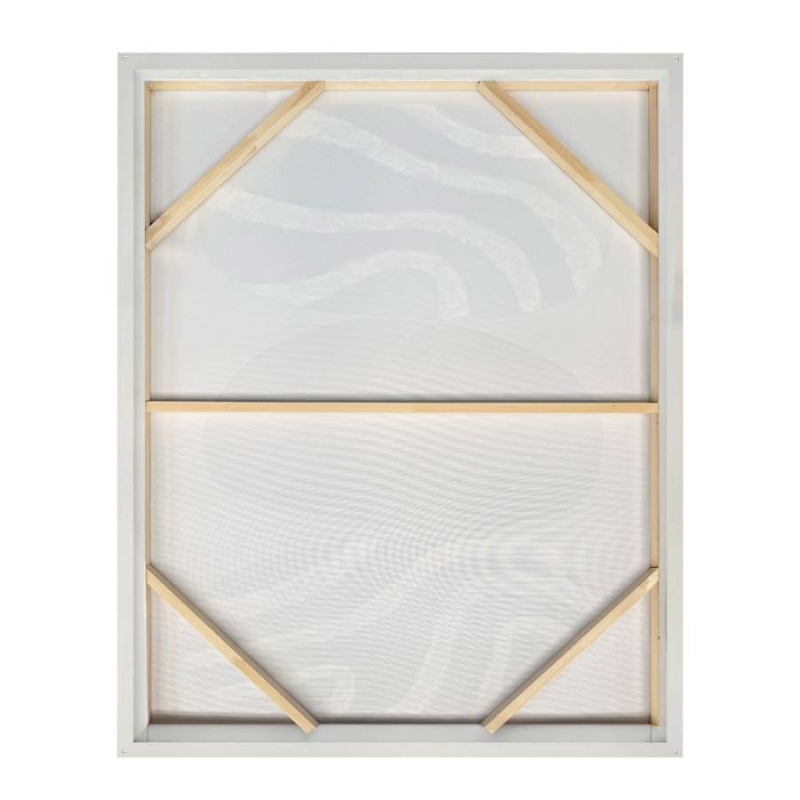 SLATE B ΠΙΝΑΚΑΣ ΔΙΑΚΟΣΜΗΤΙΚΟΣ ΜΕ ΚΟΡΝΙΖΑ 75x100x4cm ΚΑΜΒΑΣ ΛΑΔΙ ΜΠΕΖ ΛΕΥΚΟ PS