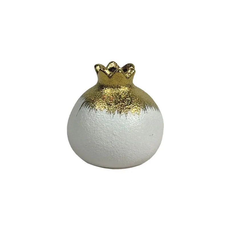 ΚΕΡΑΜΙΚΟ ΡΟΔΙ ΜΙΚΡΟ ΛΕΥΚΟ/ΧΡΥΣΟ ΟΜΠΡΕ ΕΦΕ - 7.6cm 72/ΚΙΒ