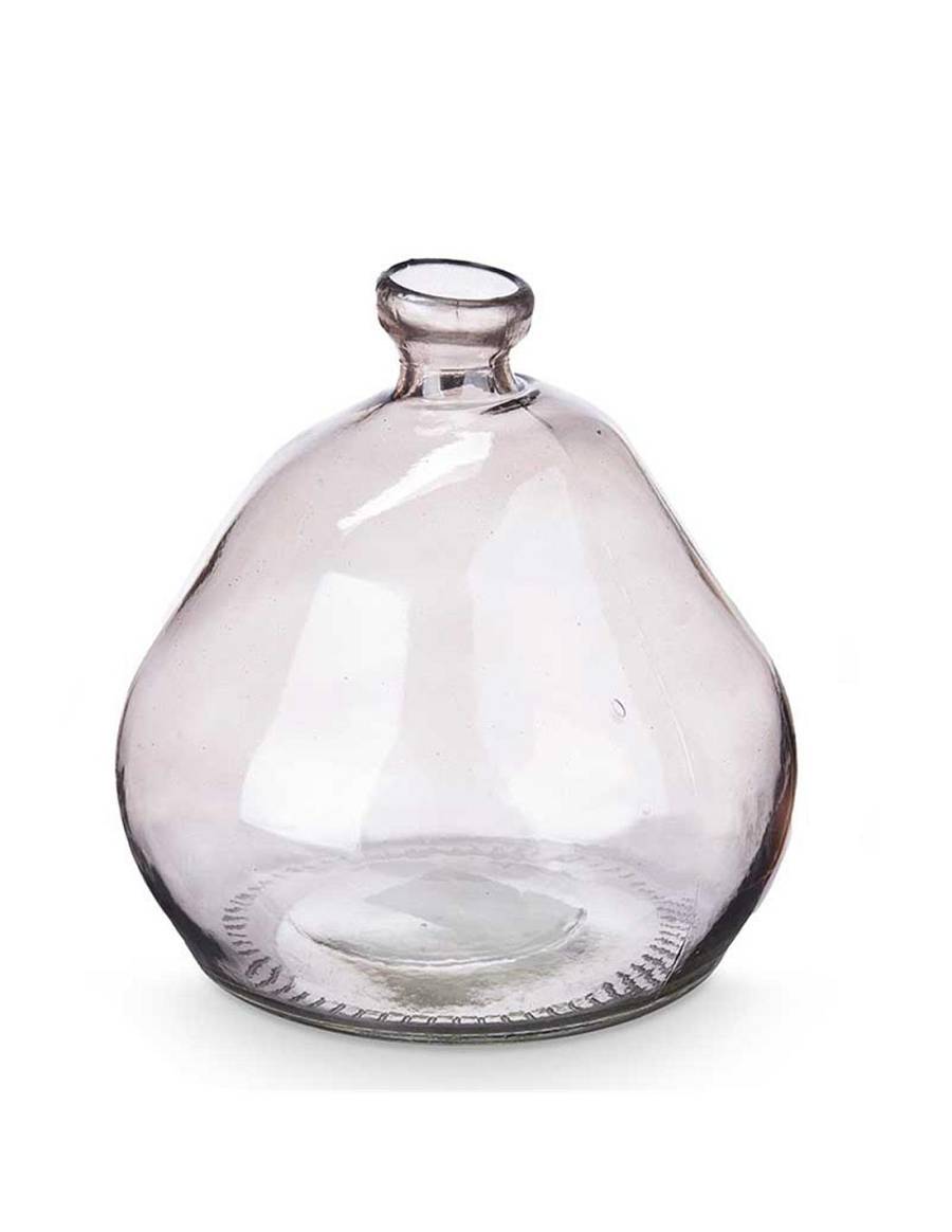 Βάζο γυάλ.γκρι στενό στόμιο Φ17Η18cm