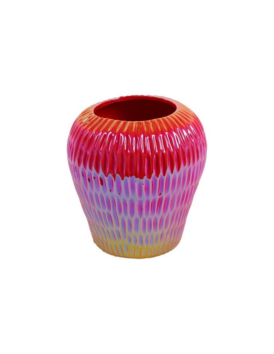 Βάζο κεραμ.φράουλα NEON 17,2Χ18