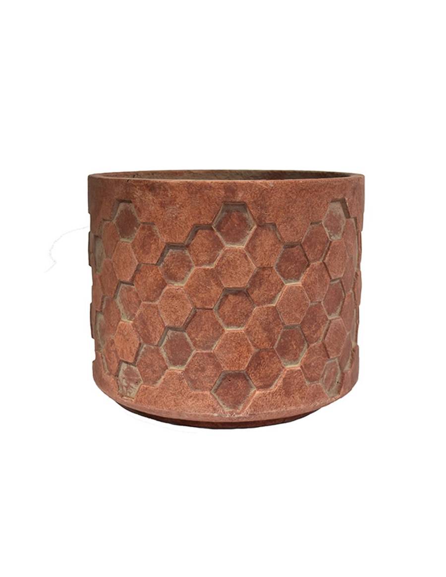 Κασπώ κεραμ.chain antique κόκκ.Φ31Χ26