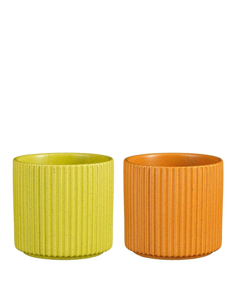 Κασπώ κεραμικό 2χρώματα Φ14,5Η13cm