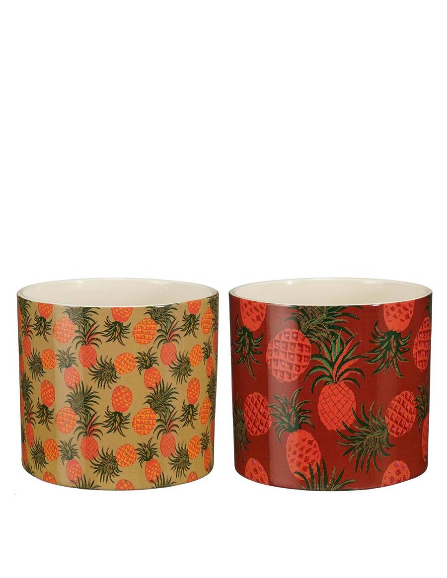 Κασπώ κεραμικό με φρούτα 2σχέδια Φ13,5Η12cm