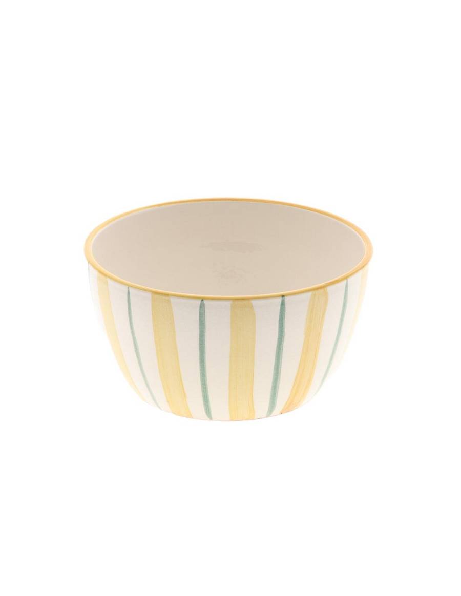 Κασπώ κερμικό κίτρινες ρίγες 24x12cm